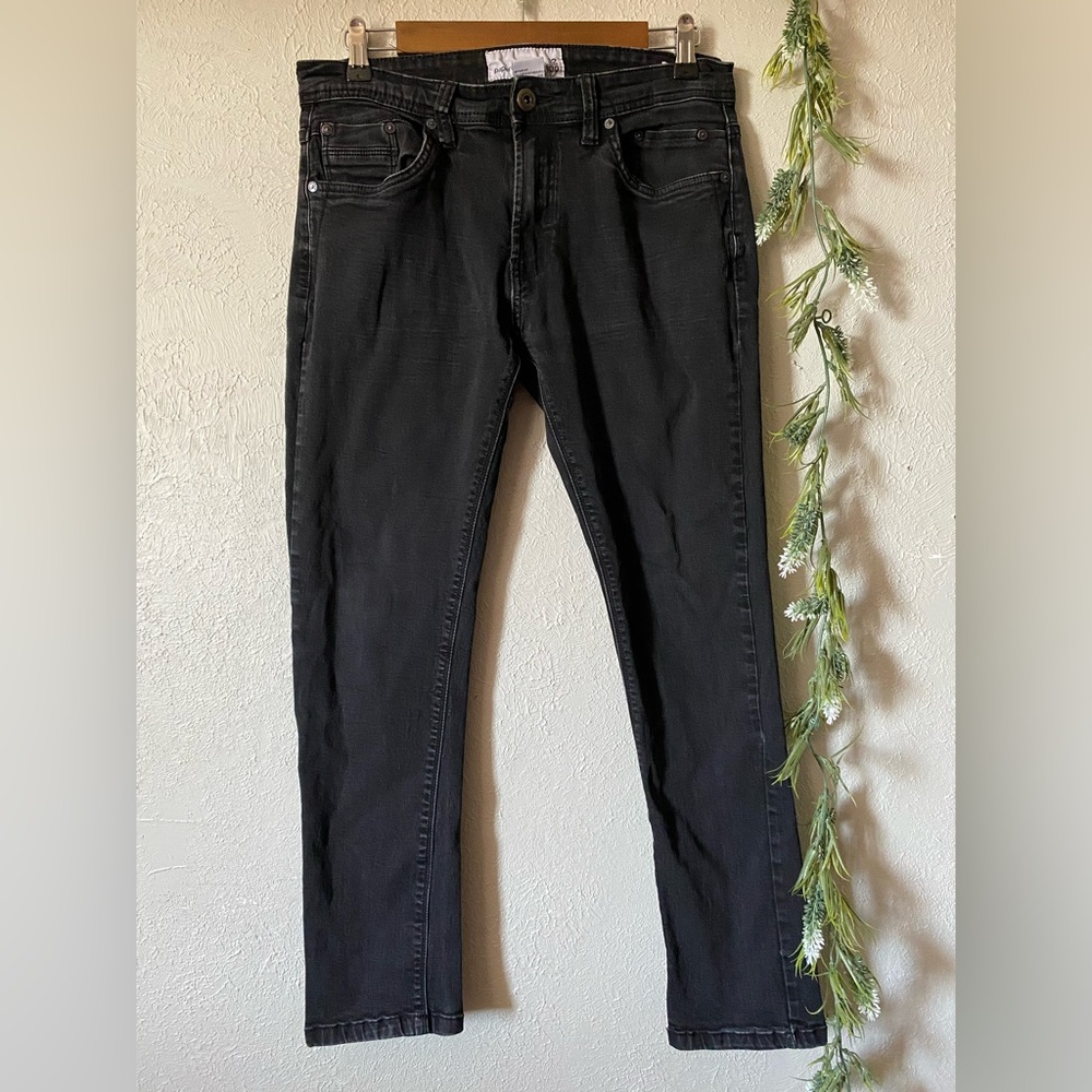 Paper Denim & Cloth Men’s Black Slim Straight Jeans Size 32